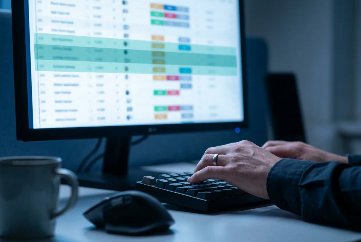 AI scrubbing a medical claim and flagging denial risks before submission