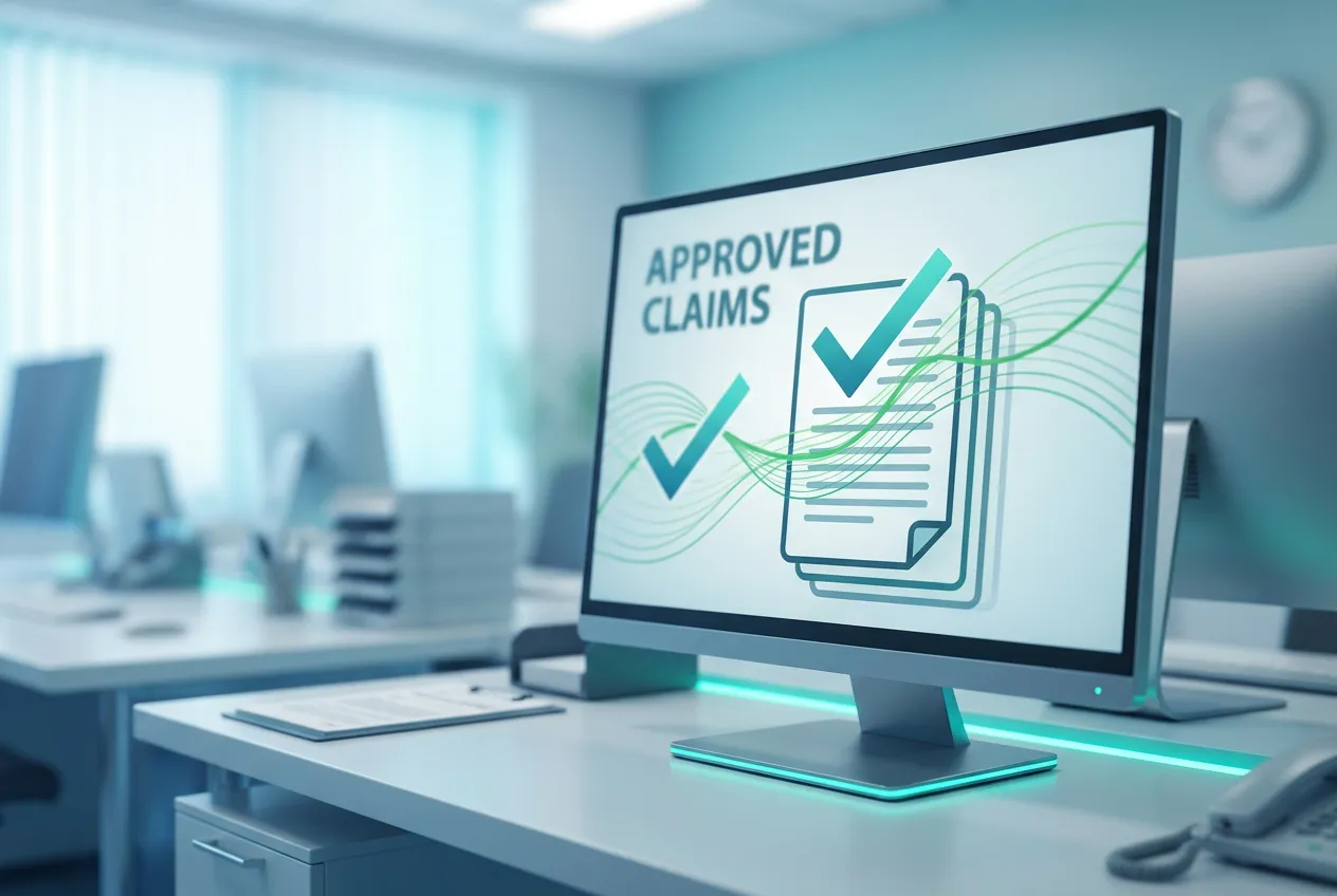 AI reducing claim denials by flagging risky codes before submission